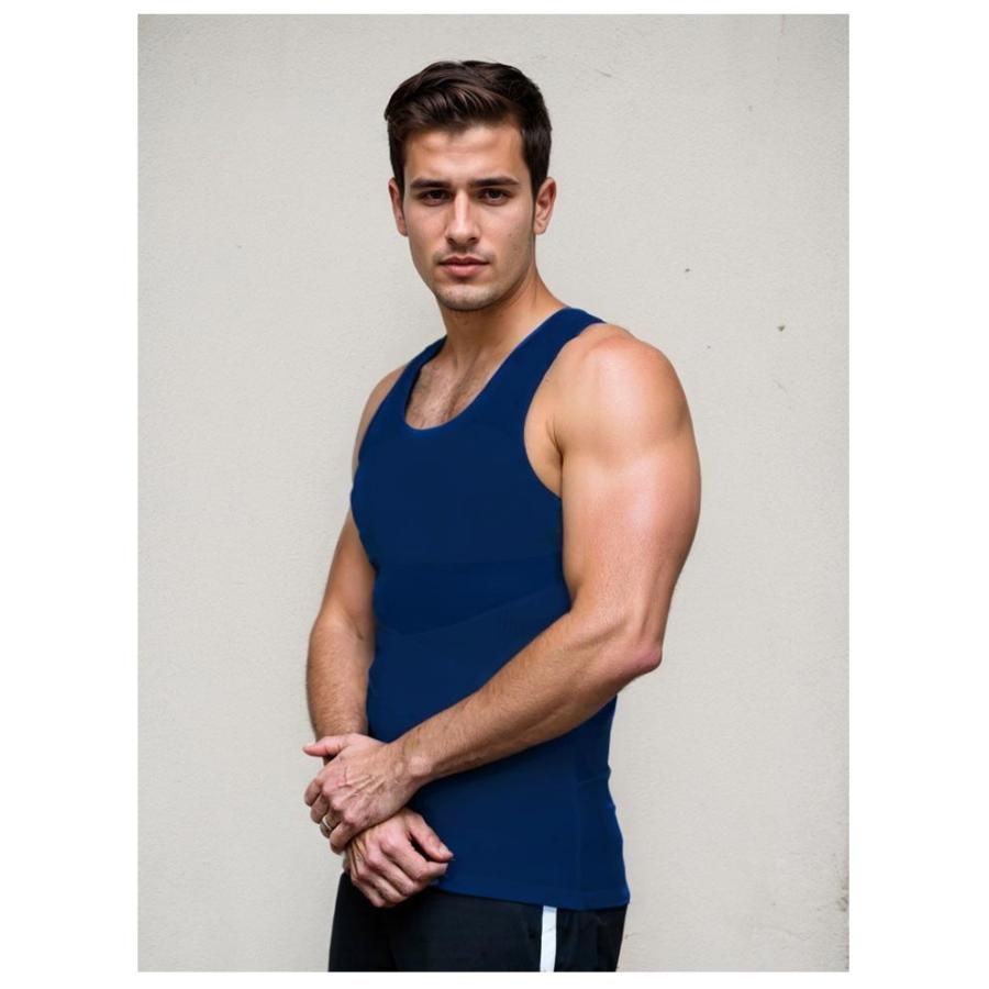 加圧インナー 半袖 メンズ 加圧シャツ 強圧 垂れ胸補正 補正下着 乳首隠し 着圧 補正 加圧Tシャツ スタイルアップ インナー 夏 最強垂れ胸補正 |  | 14