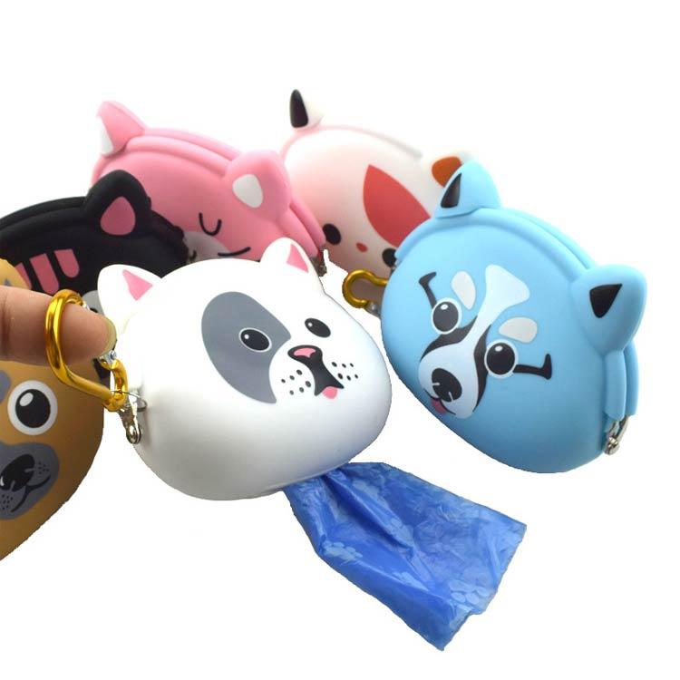 犬用おやつポーチ シリコン お出かけ用 撥水 お散歩 餌入れ おやつ入れ 犬の訓練 トレーニングポーチ 2個セット ゴミ袋 アウトドア 訓練バッグ ペ |  | 04