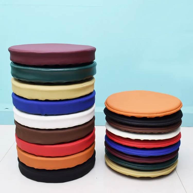 スツールカバー 丸型 ゴム 防水 丸椅子カバー 丸椅子カバー PU 椅子 いす用 カバー 丸クッション 丸型カバー 座面カバー 厚め2/5cm 直径3 |  | 02