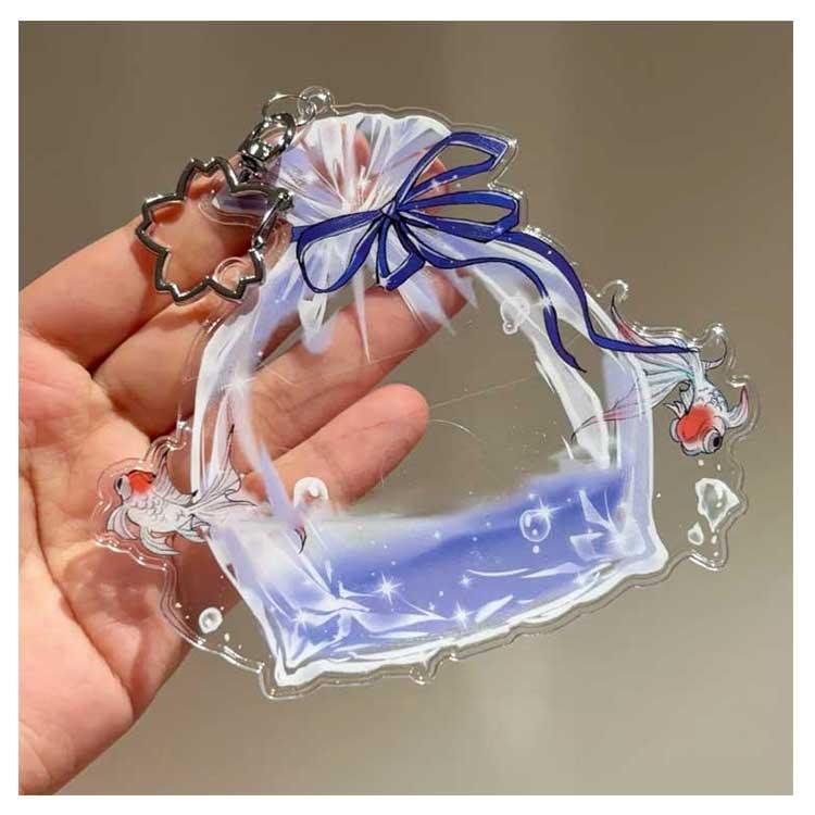 2個セット 缶バッジ キーホルダー ケース 58-75mm缶バッジ用 カバー