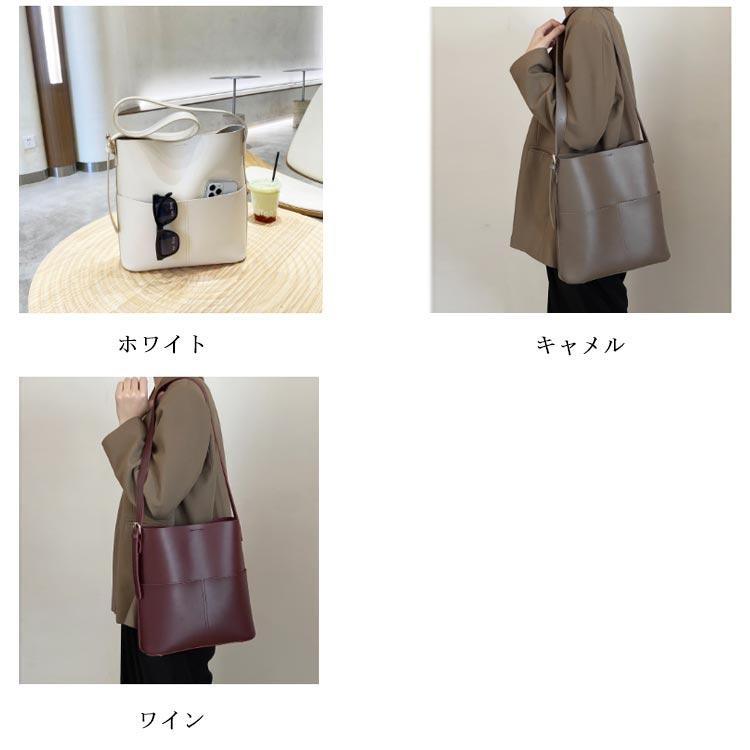 バケツショルダーバッグ ショルダーバッグ バッグ レディース A4サイズ