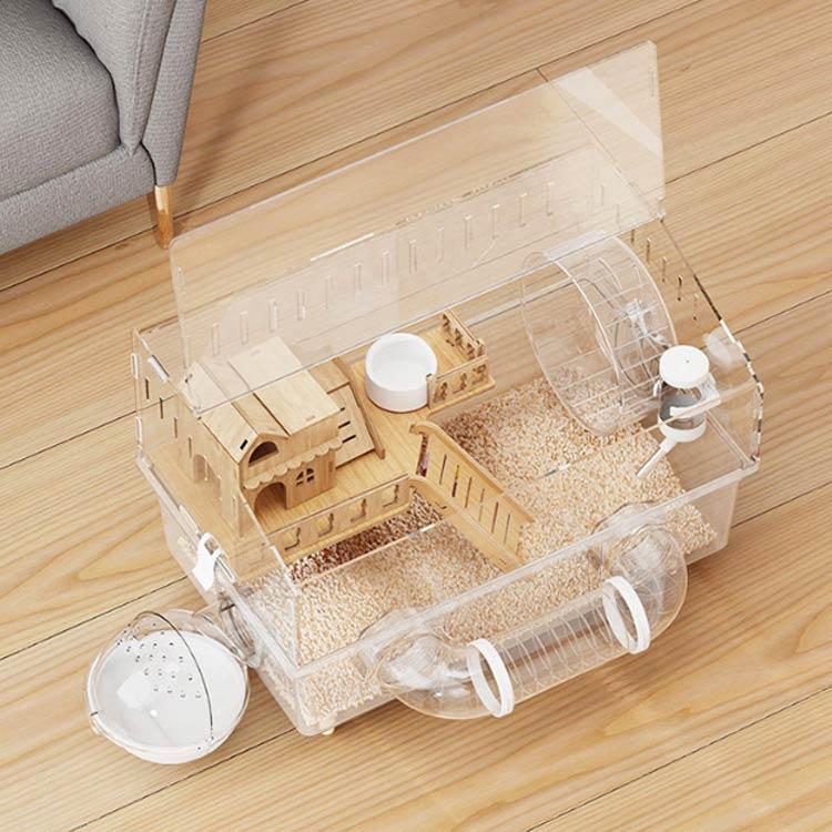 アクリル製 ゴールデンハムスター 大きい 多頭飼い対応 大型 45×30