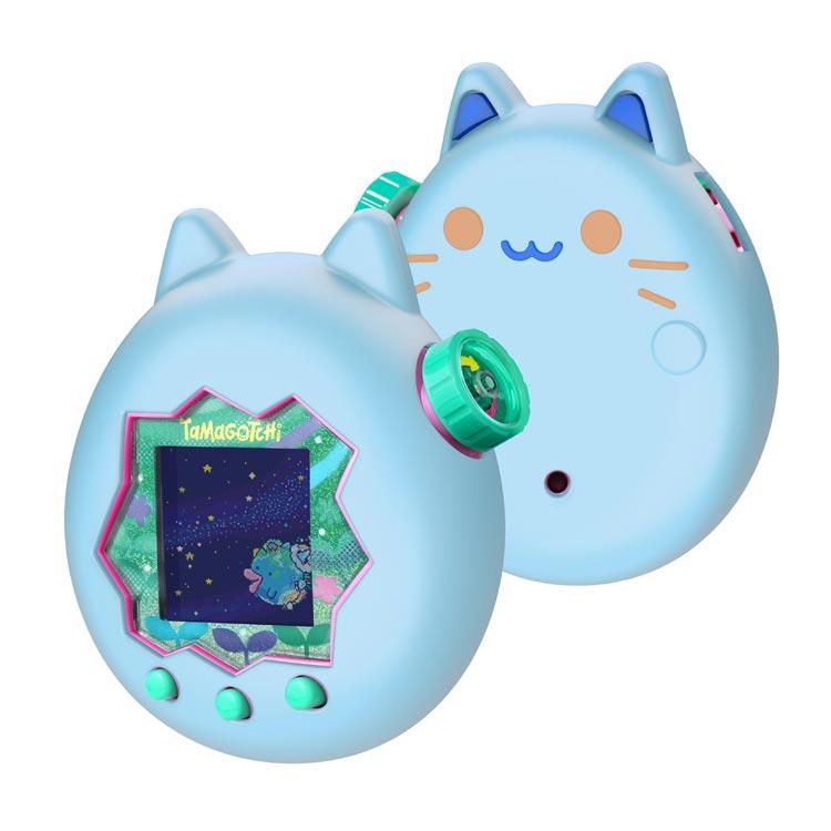 たまごっちパラダイス タマゴッチ 猫型 青 ストラップ付き