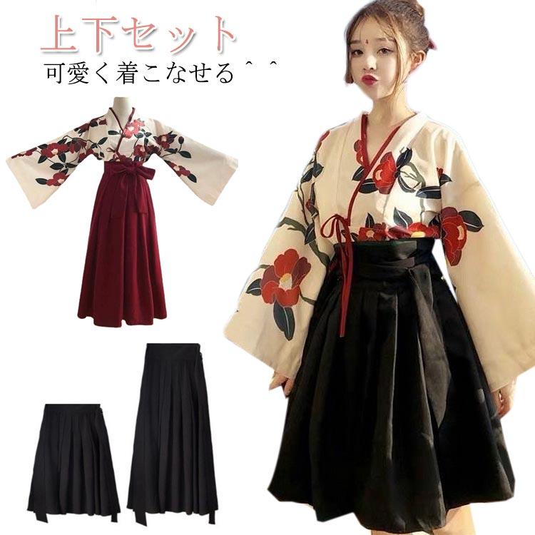 花柄着物・袴セットとショートブーツ 楽天市場】【販売】 袴 セット 卒業式 女性 ブーツ付き16点フル