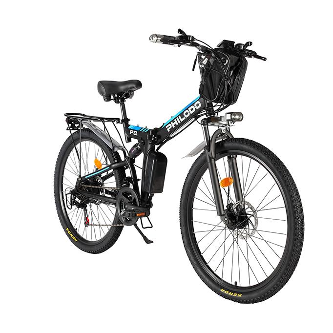 PHILODO 26インチ折畳電動アシスト自転車マウンテンバイク2WAYアシスト/ペダル 48V13Ah350W assist シマノ21段変速 時速24Km超軽量 e-bike 公道走行OK P8-Black PHILODO 26インチ折畳電動アシスト自転車マウンテンバイク2WAYアシスト/ペダル 48V13Ah350W assist シマノ21段変速 時速24Km超軽量 e-bike 公道走行OK P8-Black