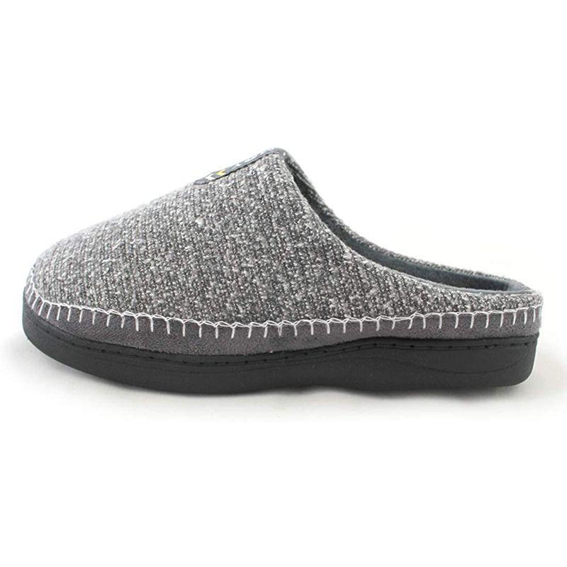 Lmoy メンズ スリッパ グレー かっこいい ルームシューズ あったか おしゃれ 滑り止め 軽量 洗濯可 メール便送料無料対応可