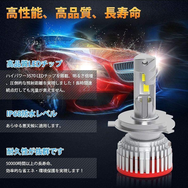 １着でも送料無料 Ledヘッドライト H4 令和３年最高輝度bordan Hi Lo切替 ノイズ対 光軸調整可能 車用80w カンデラ 車検対応 ヘッドライト ヘッドランプ Www Auschule S Schule Bw De