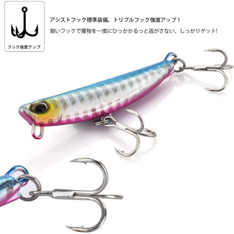 ソフトルアー Colorgo メタルジグ ルアー ジグパラ 10g 15g g 25g 30g 40g 60g シーバス 青物 マグロ ヒラメ ブリ Www Threeriversofs Com