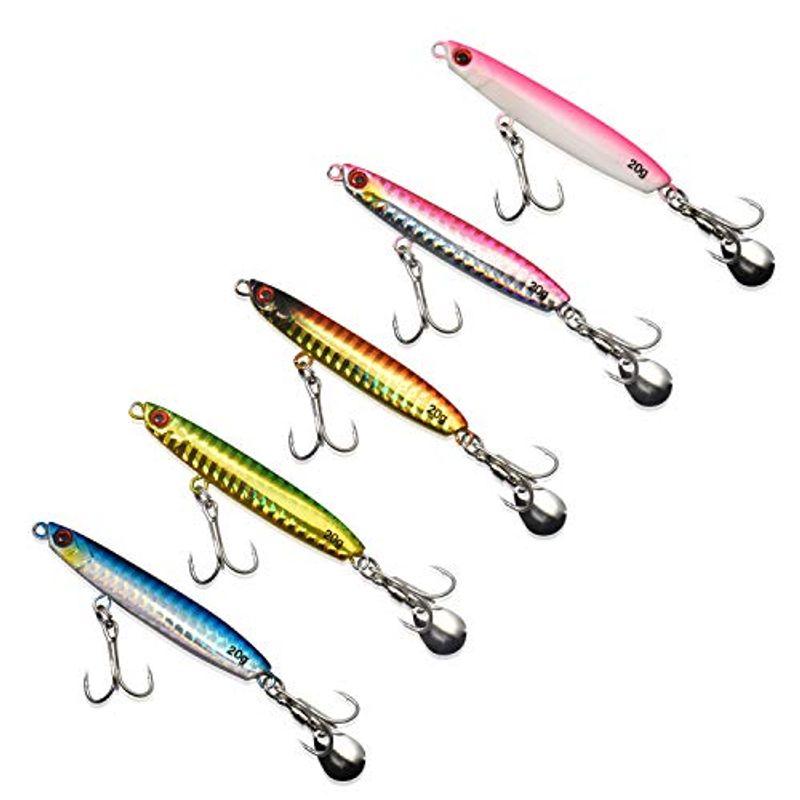 Colorgo メタルジグ ルアー ジグパラ スピンテイル 10g 15g g 25g 30g シーバス マグロ ヒラメ スズキ マス 返品 交換対象商品