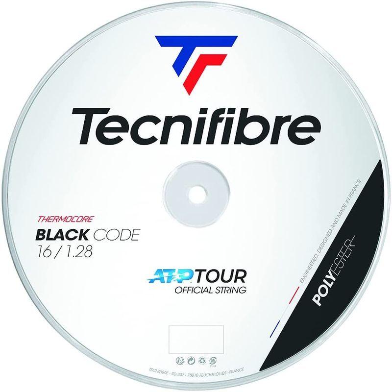 テクニファイバー(Tecnifibre) 硬式テニス ガット ブラックコード 200m ブラック 1.28mm TFR412 200m Tecnifibre 硬式テニス ガット ブラックコード ブラック 28mm TFR412