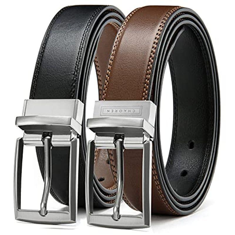 財布 帽子 ファッション小物 限定数のみ Chaoren リバーシブル メンズベルト ビジネス 紳士 スーツ ベルト 回転式ベルト 幅3cm 両面革 1つベルト ベルト長さ調整可能 Kixp3gilz0 Boulevardrestaurants Com