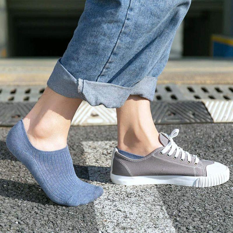 Yooloo ソックス メンズ 無印 靴下 夏 靴下屋 スニーカーソックス 通気性 消臭 綿くるぶしソックス 7足 021 Daストア 通販 Yahoo ショッピング