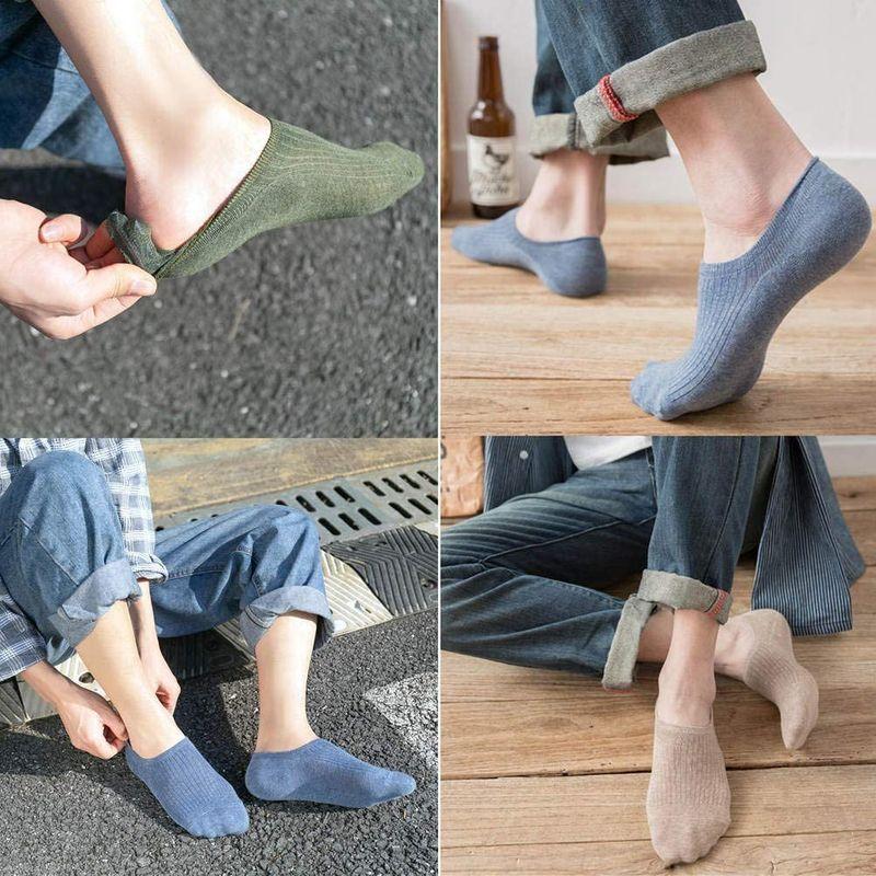 Yooloo ソックス メンズ 無印 靴下 夏 靴下屋 スニーカーソックス 通気性 消臭 綿くるぶしソックス 7足 021 Daストア 通販 Yahoo ショッピング