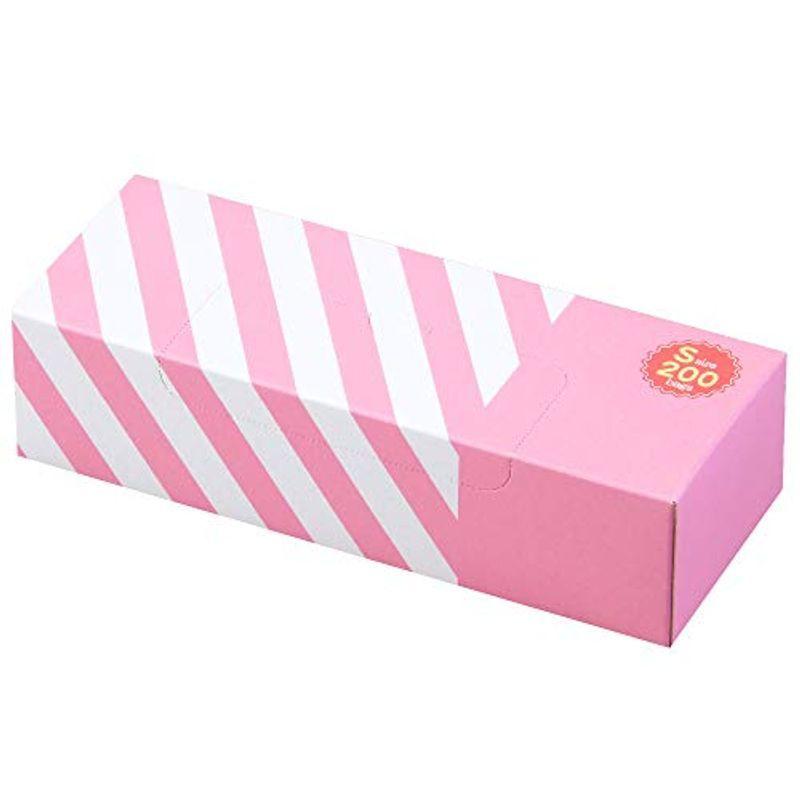 驚異の防臭袋 BOS (ボス)ストライプパッケージ  ピンクSサイズ200枚入 赤ちゃん用 おむつ ・ ペット うんち ・ 生ゴミ ・ サニ