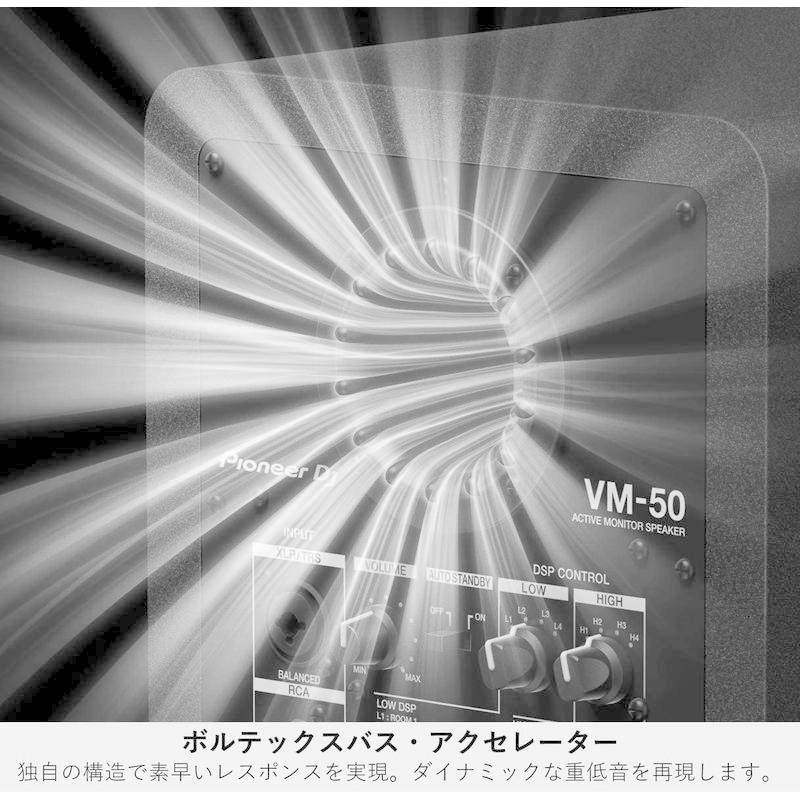 Pioneer DJ アクティブスピーカー VM-50-W (5.25inch/1台) WHITE DJ アクティブスピーカー VM 25inch/1台 WHITE