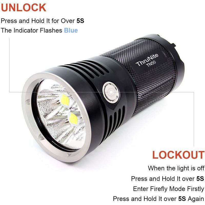 ThruNite TN50 懐中電灯 LEDハンディライト スーパーブライト 充電式フラッシュライト CREE XHP70.2 LED*4 懐中電灯 CREE スーパーブライト LED*4 XHP70.2 TN50 ThruNite LEDハンディライト 充電式フラッシュライト ZYX2217588748(21080円)