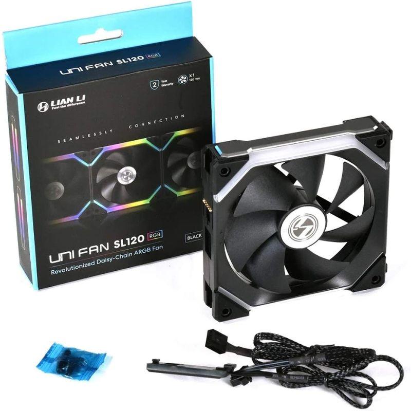 沸騰ブラドン Lian-Li UNI FAN SL120 V2 BK Single Pack SL120-1B