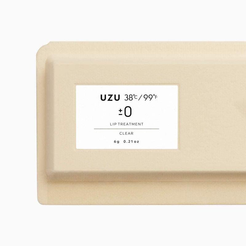 正規通販UZU BY FLOWFUSHI SPF20 クリア ウズバイフローフシ ±0 99°Fリップトリートメント 38℃ PA リップグロス 