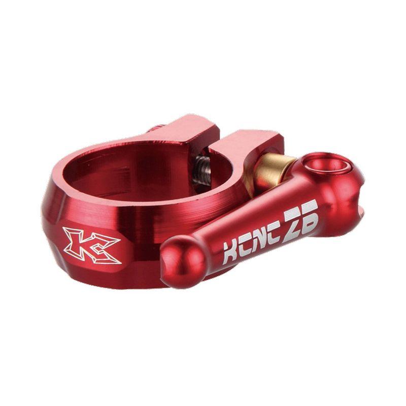 KCNC 自転車 軽量 シートポストクランプ MTB QR SC12 31.8MM レッド 653022 :20230102120308-00236:DAストア 通販 軽量シートポストクランプ31.8mm レッド