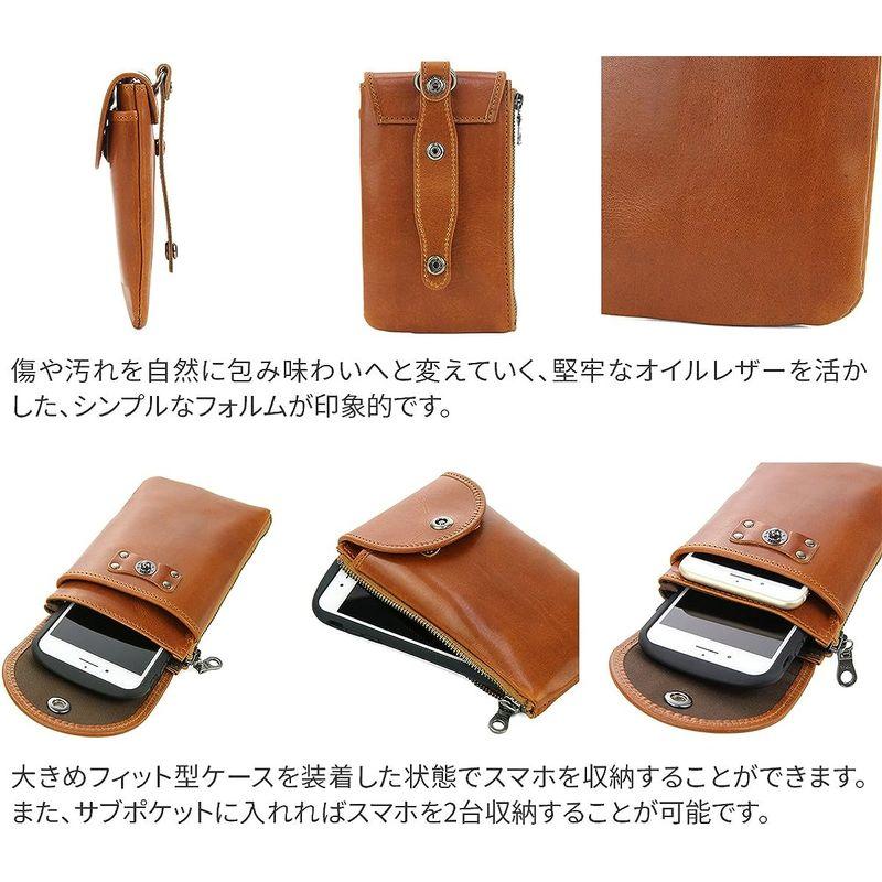 バギーポート オイルバケッタ スマホケース 大 for iPhone 7 Plus BP-DHAM-901-OV オリーブ オイルバケッタ スマホケース for iPhone Plus BP DHAM OV オリーブ レザー