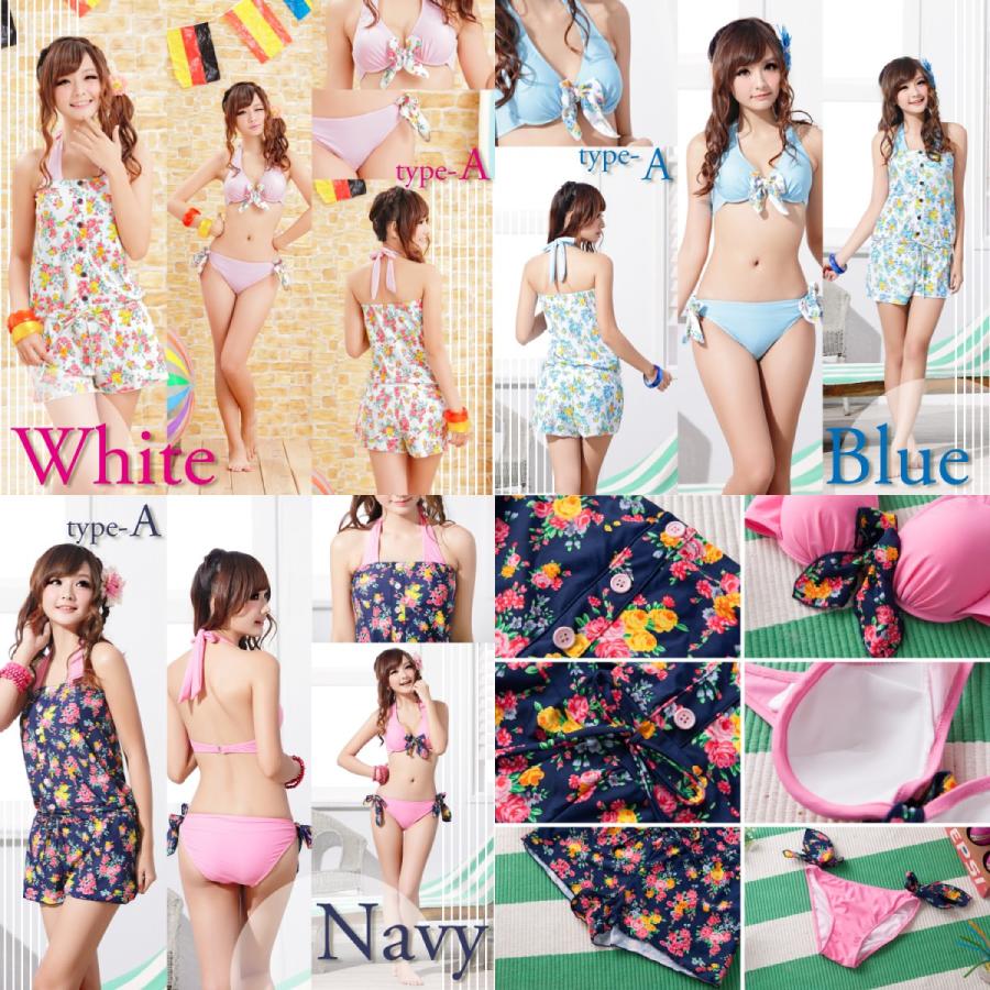 Dabada ビキニ カバーアップ 3点セット パット付き 花柄 レディース水着 送料無料 レビュー投稿でビーチサンダルget Dabadaストア 通販 Paypayモール