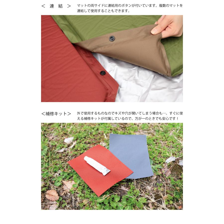 DABADA（ダバダ） インフレータブル式マット キャンピングマット 軽量