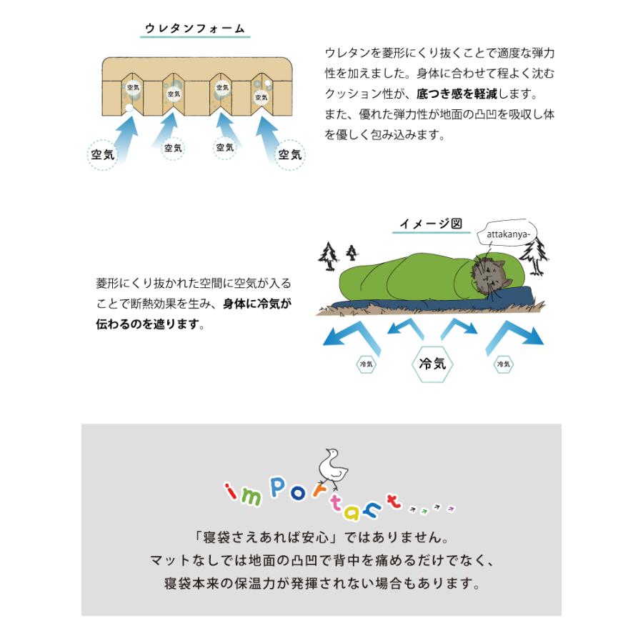 DABADA（ダバダ） インフレータブル式マット 3cm キャンピングマット