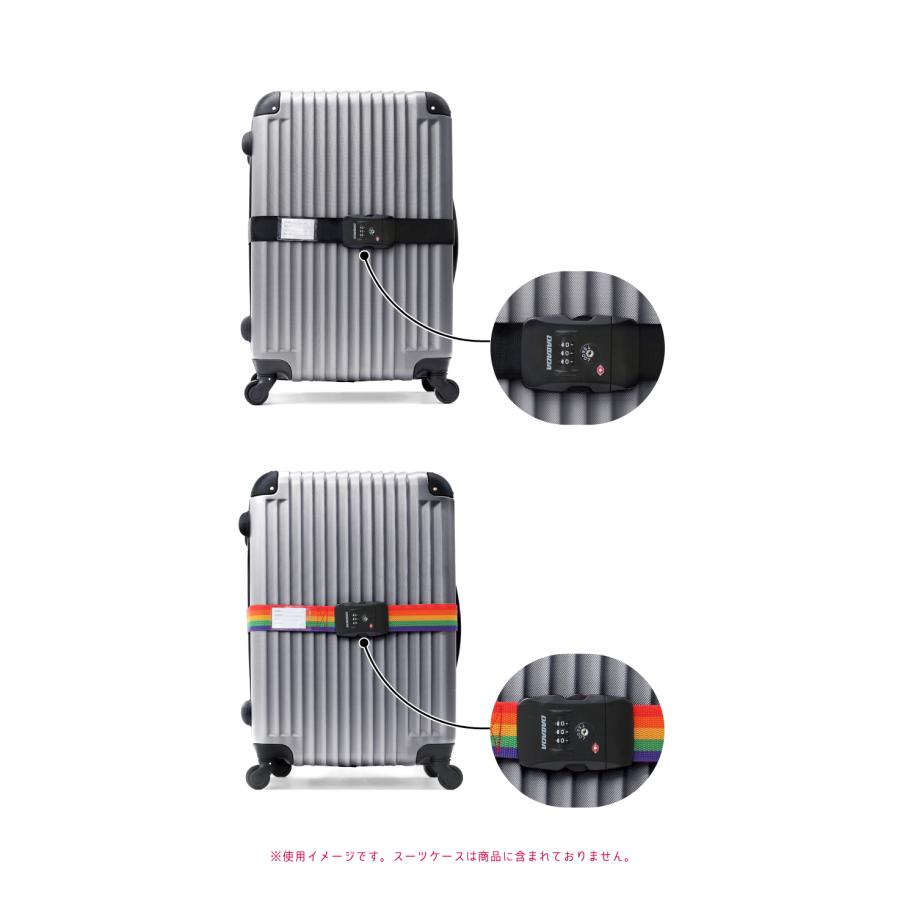 DABADA（ダバダ） スーツケースベルト TSAロック スーツケース 目印