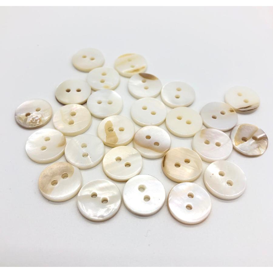 貝ボタン　貝 10mm　２穴　1個入 天然素材 　 |  | 01