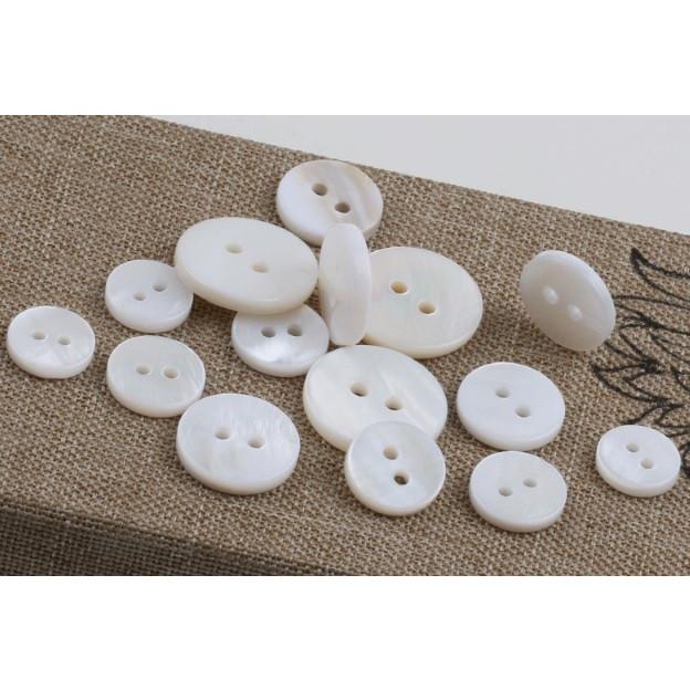 貝ボタン　貝 10mm　２穴　1個入 天然素材 　 |  | 02