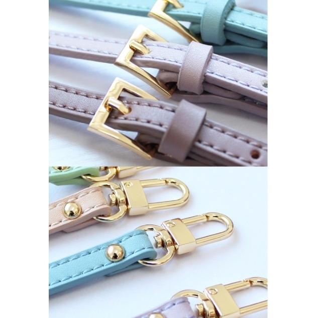 本革 ショルダーストラップ 長さ調整可能0.9cm幅 約102〜120cmcm