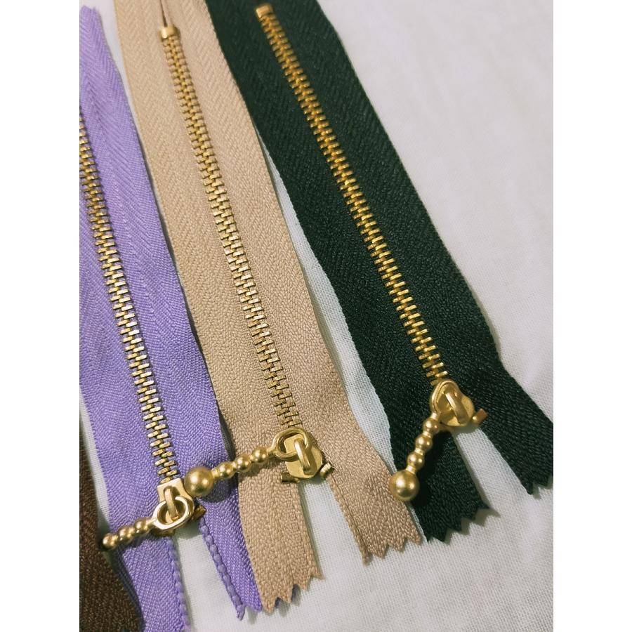 金属ファスナー　玉付きスライダー　止め　12cm 　ファスナー 手芸 手芸用品 手作り ハンドメイド クラフト用品 「メール便OK」 |  | 01