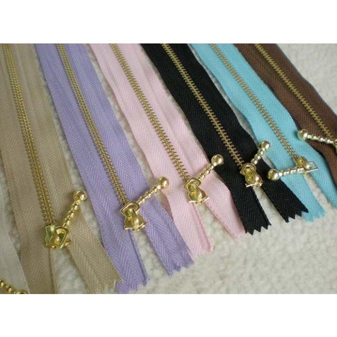 金属ファスナー　玉付きスライダー　止め　12cm 　ファスナー 手芸 手芸用品 手作り ハンドメイド クラフト用品 「メール便OK」 |  | 05