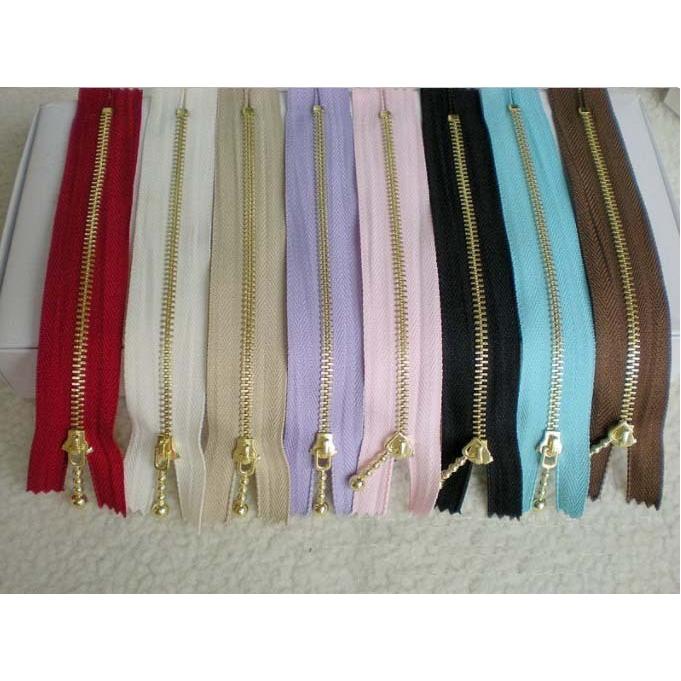 金属ファスナー　玉付きスライダー　止め　12cm 　ファスナー 手芸 手芸用品 手作り ハンドメイド クラフト用品 「メール便OK」 |  | 06