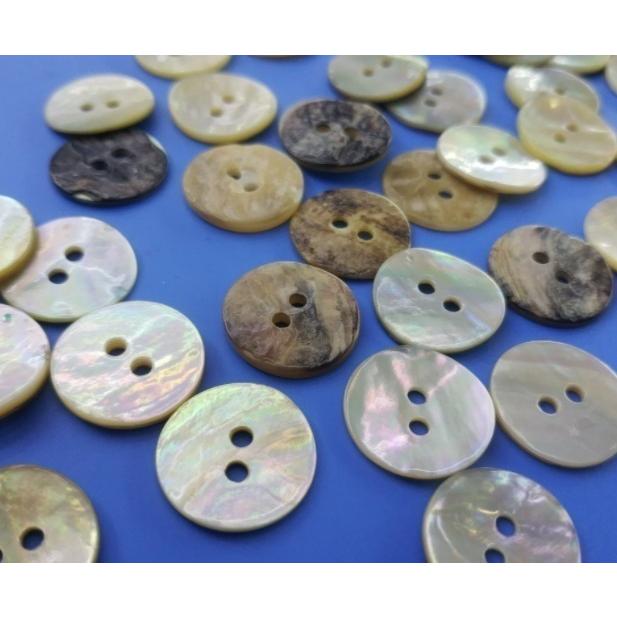 無料発送 貝釦 17型 高瀬 25mm 5個入り 天然素材 自然 天然 色形 真珠の母貝 ボタン PearlShell SH-2165 9mm 50個セット
