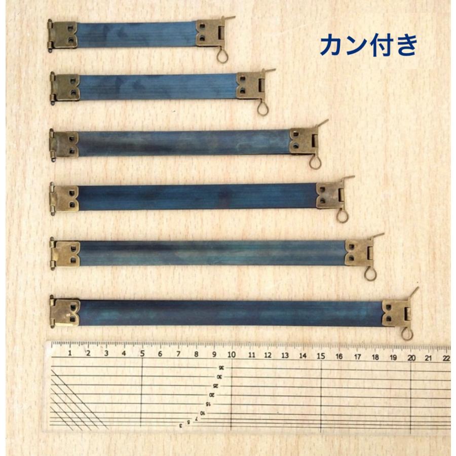 バネ口金（がま口）16.5cm がま口 口金 角型  カン付  [メール便OK]｜dacapo｜02