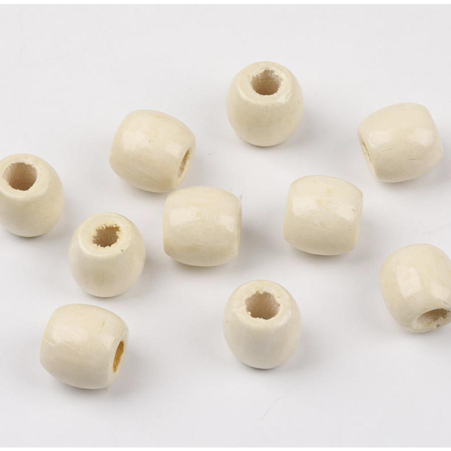 ウッドビーズ　20個セット 16mm 穴約６mm 4色 丸型 木製ビーズ 　大穴 ルースウッドビーズ　 手作り用品 |  | 01