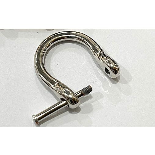 取り外ができるネジ式 Dカン　Mサイズ　 アンティーク レザー 接続 金具  持ち手 バッグ ハンドル パーツ ベルト 革 カスタム レザークラフト　 |  | 02