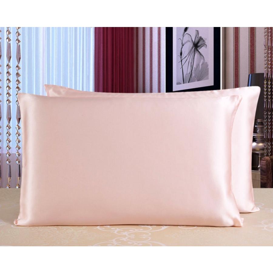 19匁絹綿枕ケース　ピローケース　表地：シルク100％&裏地：ダブルガーゼ綿100％　45X65cm |  | 05