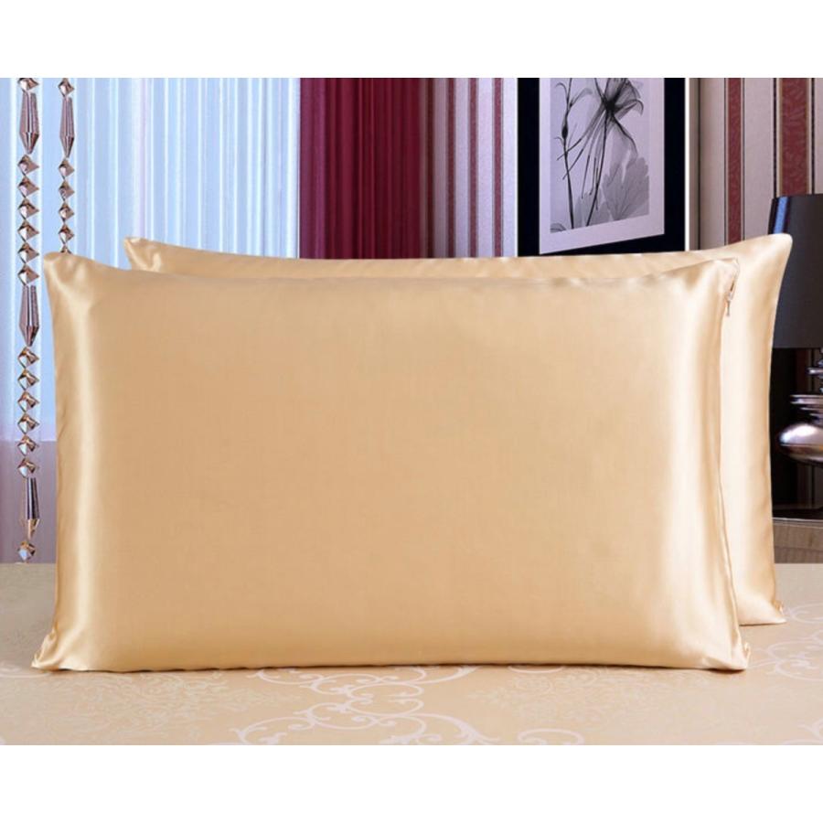 19匁絹綿枕ケース　ピローケース　表地：シルク100％&裏地：ダブルガーゼ綿100％　45X65cm |  | 13