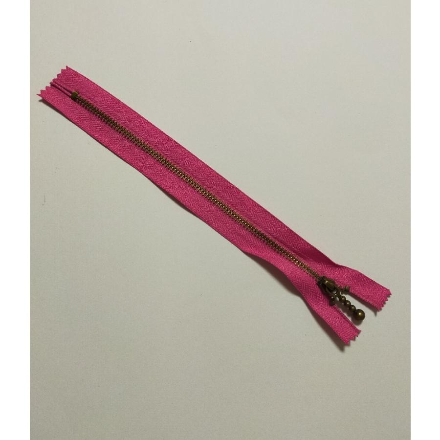 金属ファスナー　玉付きスライダー　止め　20cm  手芸用品 手作り「メール便OK」 |  | 15