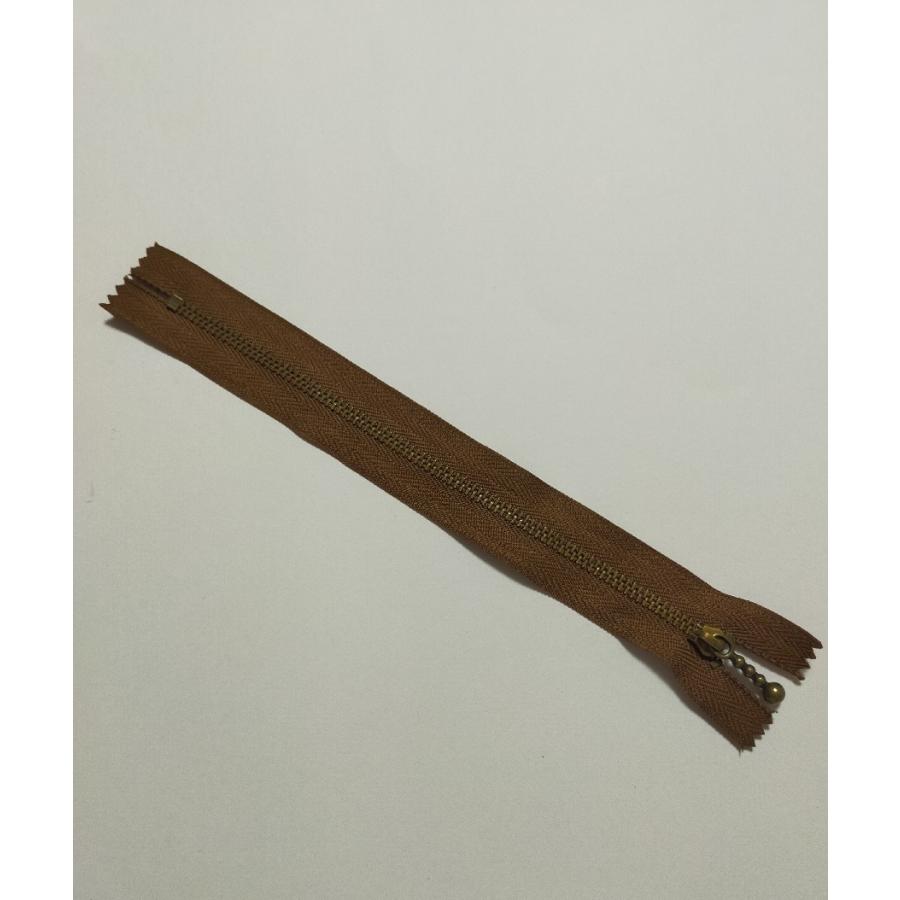 金属ファスナー　玉付きスライダー　止め　20cm  手芸用品 手作り「メール便OK」 |  | 17