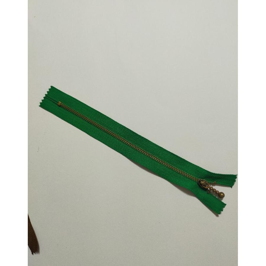 金属ファスナー　玉付きスライダー　止め　20cm  手芸用品 手作り「メール便OK」 |  | 18