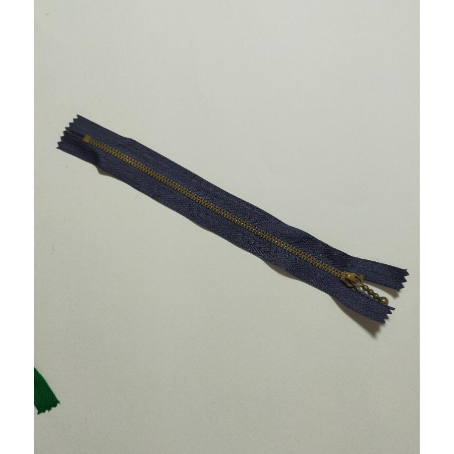 金属ファスナー　玉付きスライダー　止め　20cm  手芸用品 手作り「メール便OK」 |  | 20