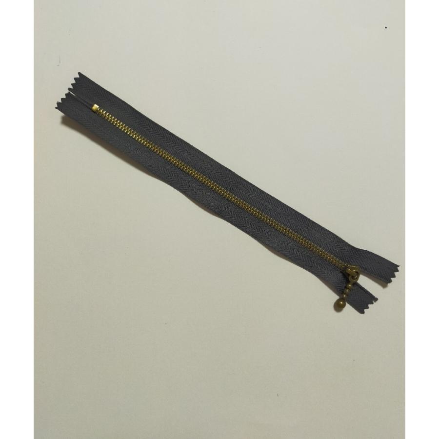 金属ファスナー　玉付きスライダー　止め　20cm  手芸用品 手作り「メール便OK」 |  | 06