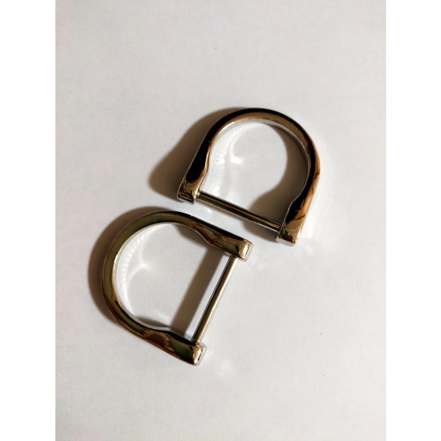 Ｂ品　わけあり処分コーナー Dカン　Lサイズ　 アンティーク レザー 接続 金具  持ち手 バッグ ハンドル パーツ ベルト 革 カスタム レザークラフト　 |  | 05