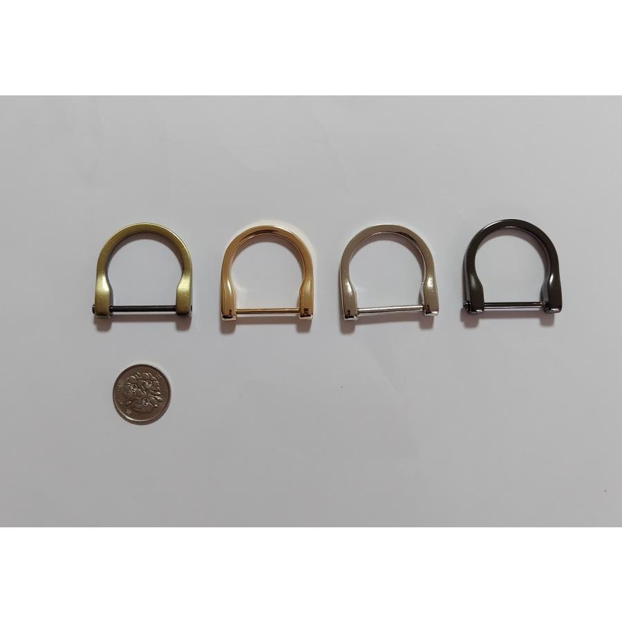 取り外ができるネジ式 Dカン　Lサイズ　 アンティーク レザー 接続 金具  持ち手 バッグ ハンドル パーツ ベルト 革 カスタム レザークラフト　 |  | 12