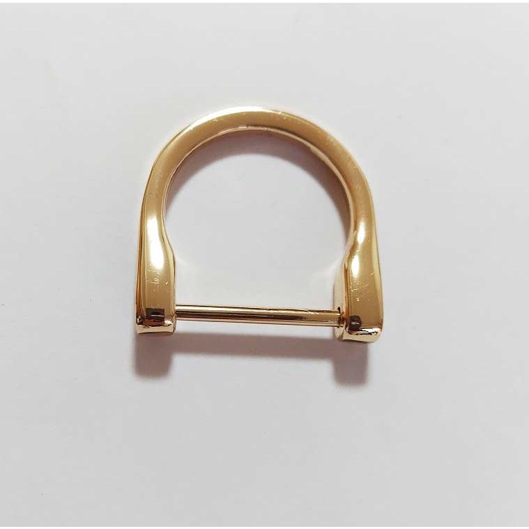 取り外ができるネジ式 Dカン　Lサイズ　 アンティーク レザー 接続 金具  持ち手 バッグ ハンドル パーツ ベルト 革 カスタム レザークラフト　 |  | 08