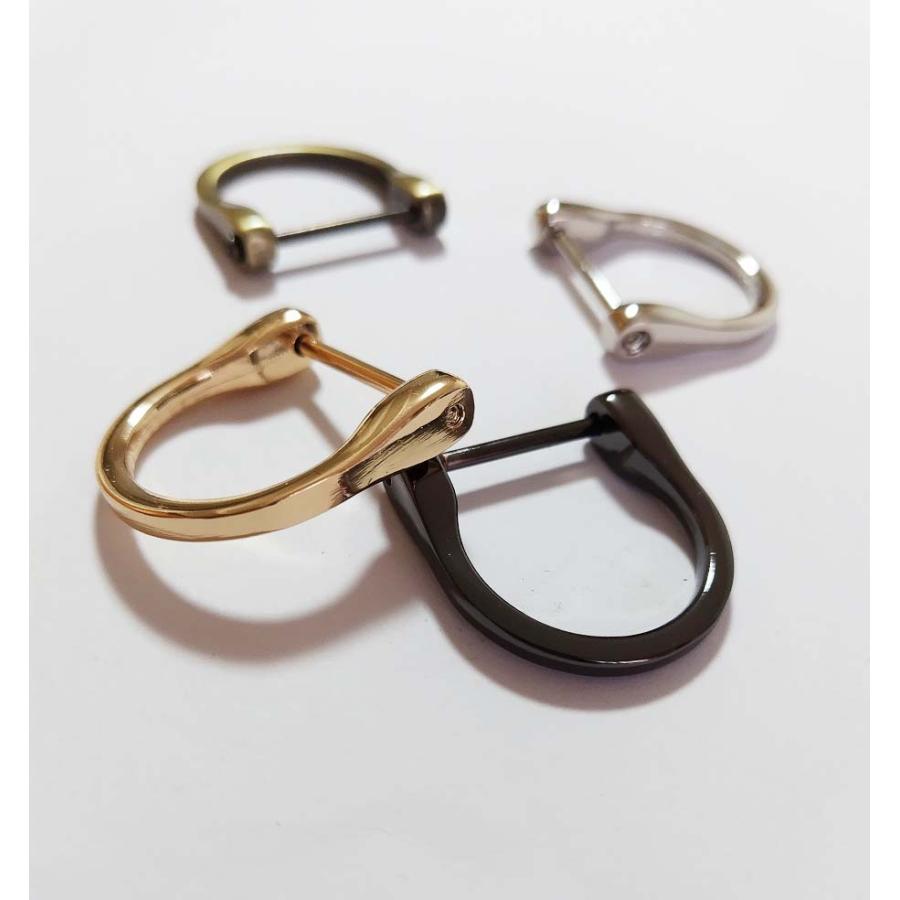 取り外ができるネジ式 Dカン　Lサイズ　 アンティーク レザー 接続 金具  持ち手 バッグ ハンドル パーツ ベルト 革 カスタム レザークラフト　 |  | 10