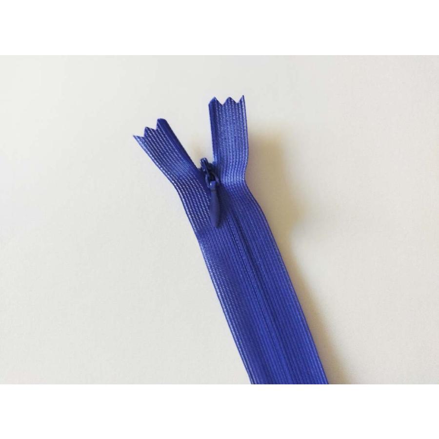 コイルファスナー  フラットニット 止め  コンシールファスナー　25cm【メール便100枚まで】　 |  | 16